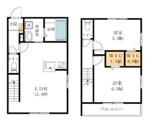 Excel Court Aの間取り