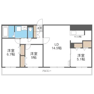 STELA POLARE(ステラ ポラーレ)【2階】の間取り