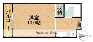 マイライフ上西【1階】の間取り