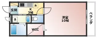 ハイツAKUA【3階】の間取り