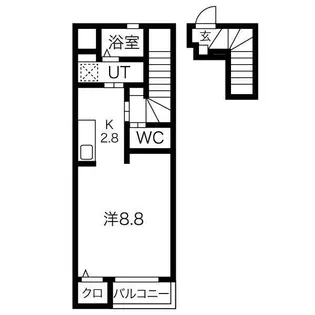 フォルーナIII【2階】の間取り