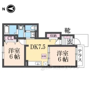アルカンシエル2【1階】の間取り