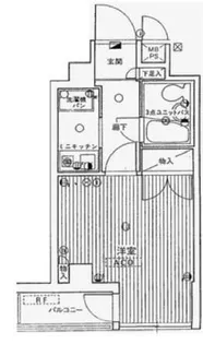 フレックス板橋【8階】の間取り