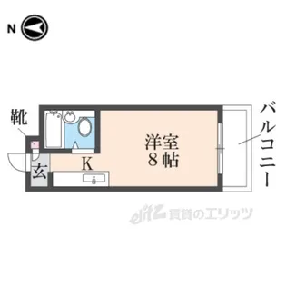 瓢箪山ハイツ【3階】の間取り