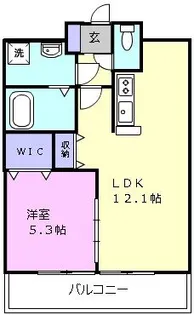 LIVE南新町【5階】の間取り