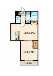 シエスタ【3階】の間取り