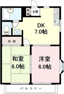 アザレアハウス【2階】の間取り