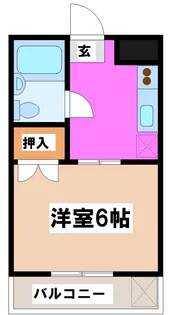 小山ビル【3階】の間取り