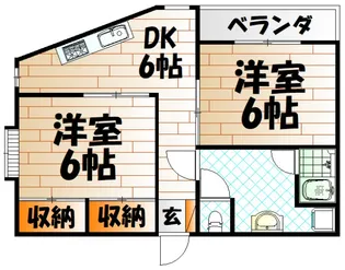 サンクレスト小倉【3階】の間取り