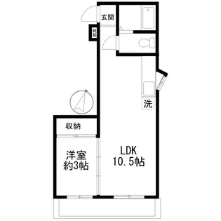 けやきハイツ【2階】の間取り