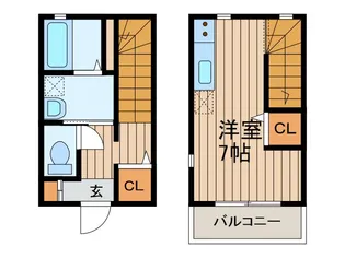 シャーメゾンイースト【1階】の間取り