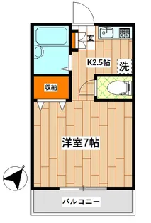 Y.Aハイツ【1階】の間取り