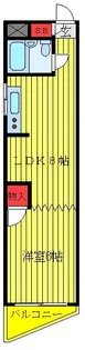 サンローズ小林No.2【2階】の間取り