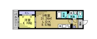 TKP北小金I【1階】の間取り