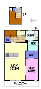 プルミエ B【3階】の間取り