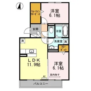 レジェンド【3階】の間取り