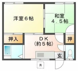 マミーハイツ【2階】の間取り