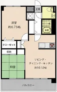 目白台コーポ【1階】の間取り