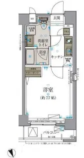 リヴシティ本郷【2階】の間取り