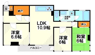 デュアルコート【2階】の間取り