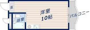 奈良アサカハイツ東棟【2階】の間取り