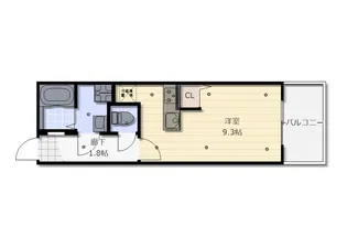 リバティハウス【3階】の間取り