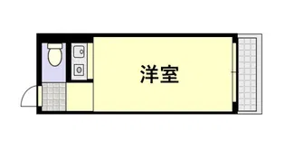 ポエム松川【3階】の間取り