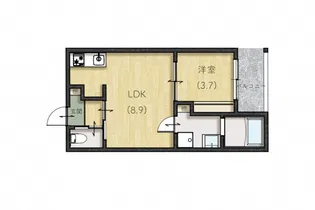 le Lien広町田【2階】の間取り