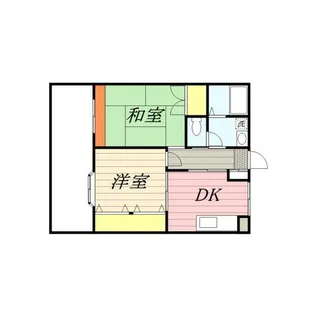 サンライズ関道【3階】の間取り