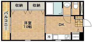 ウッドストック【2階】の間取り