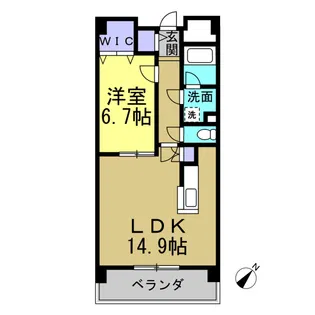 LOROS6【6階】の間取り