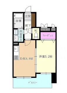 レイランド高宮【5階】の間取り