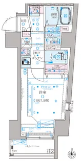 クレイシア練馬駅前【8階】の間取り