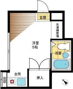 西池ガーデンハイツ【2階】の間取り