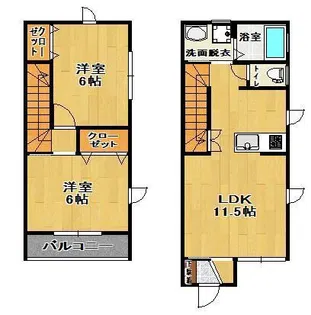 ナッシュヒルズIIの間取り