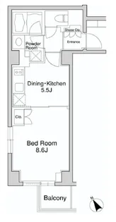 プラウドフラット南青山【3階】の間取り