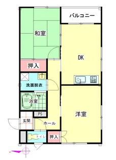プログレージなかの【3階】の間取り
