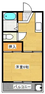 ヒルトッププレイス【1階】の間取り