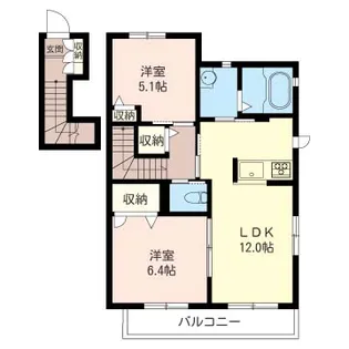 エスポワ-ルC棟の間取り
