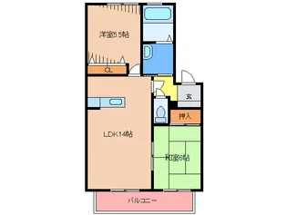 ラフォーレ三苫駅前【1階】の間取り