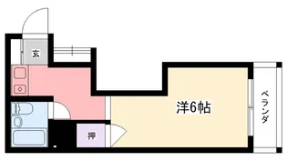 兵庫県西宮市鳴尾町5【マンション】の間取り
