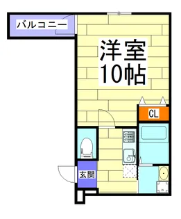 フジパレス門真浜町【3階】の間取り