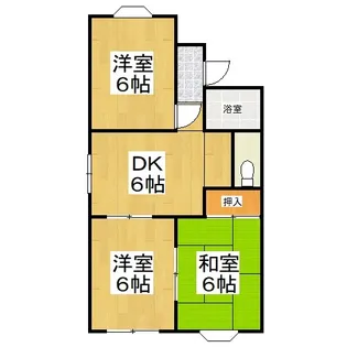 グリーンコーポII【2階】の間取り