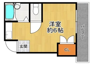 AZURE KUZUHA【2階】の間取り