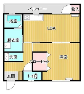 アカツキマンション【3階】の間取り