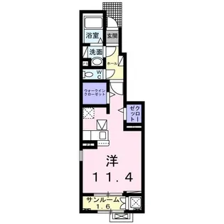 ソレイユ ヒルズ【1階】の間取り