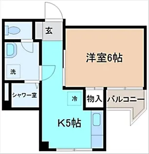 アクエリアス【2階】の間取り