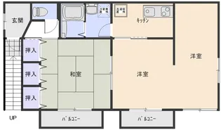 クリーンハイツII【2階】の間取り