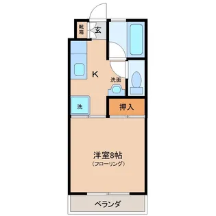 プライムコート【1階】の間取り