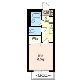 ルミナス青葉【2階】の間取り